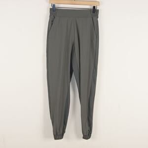 Athleta Textured Olive Green Brooklyn Jogger Womens Sz 0